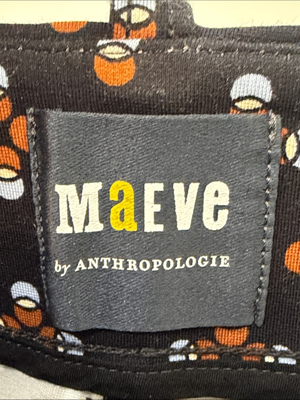 Anthropologie Maeve The Colette Wide Leg Crop Ponte Geometric Pants Size 26 - Picture 7 of 9